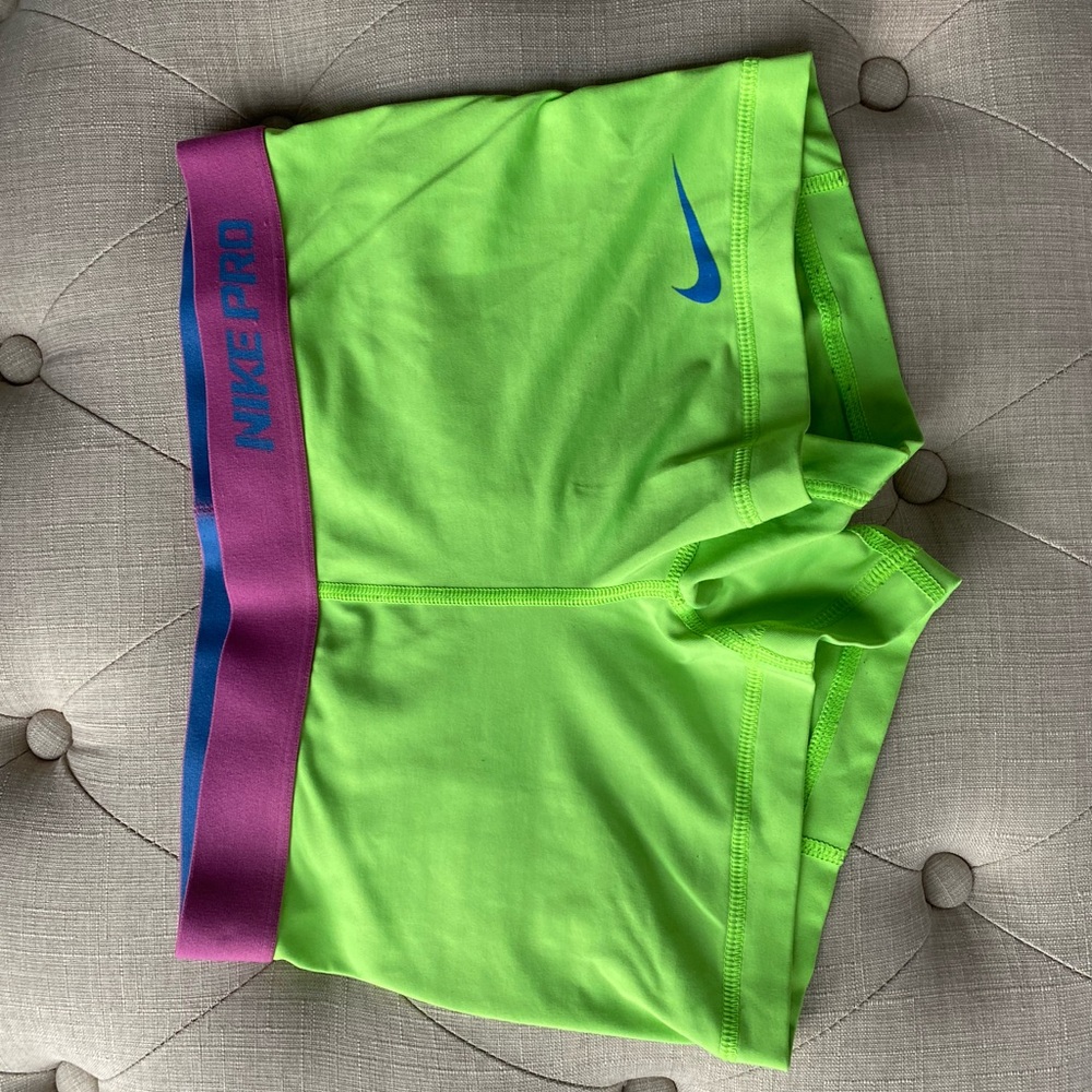Neon green Nike pros